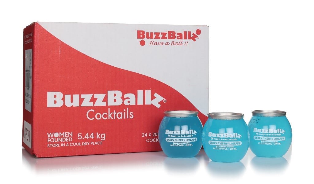 BuzzBallz Berry Cherry Limeade (24 x 200ml) 480cl