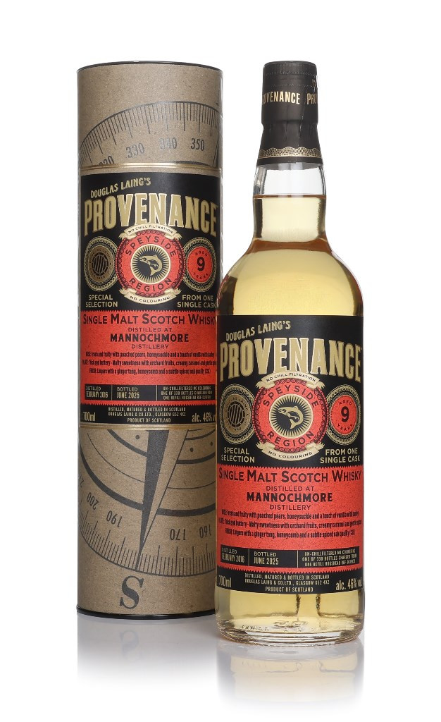 Mannochmore 9 Year Old 2016 - Provenance (Douglas Laing) 70cl