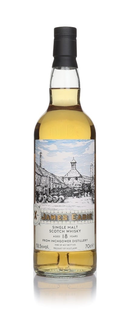 Inchgower 18 Year Old 2007 - Distilleries of Great Britain & Ireland (James Eadie) 70cl