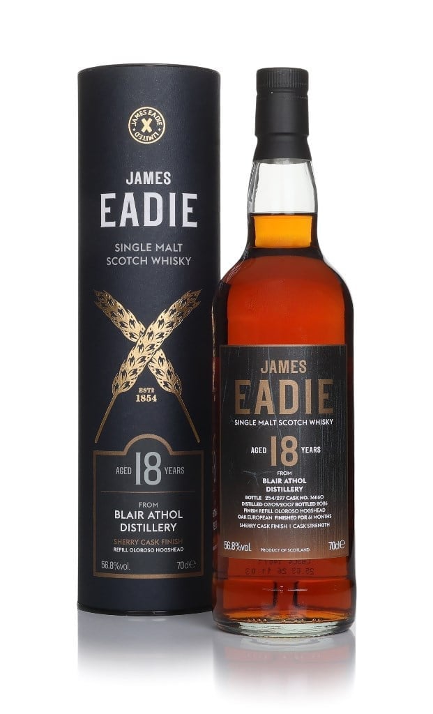 Blair Athol 18 Year Old 2007 (cask 361160) - James Eadie 70cl