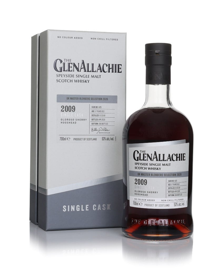 GlenAllachie 17 Year Old 2009 (cask 1426) - Oloroso Sherry Hogshead 70cl
