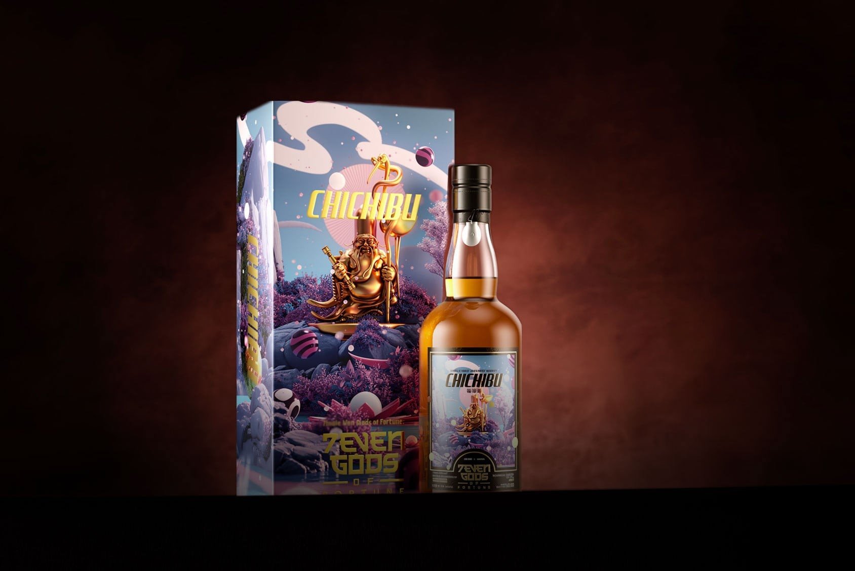 *COMPETITION* Chichibu 2015 (bottled 2024) (cask 4577) - Seven Gods Of Fortune Fukurokuju Whisky Ticket 70cl