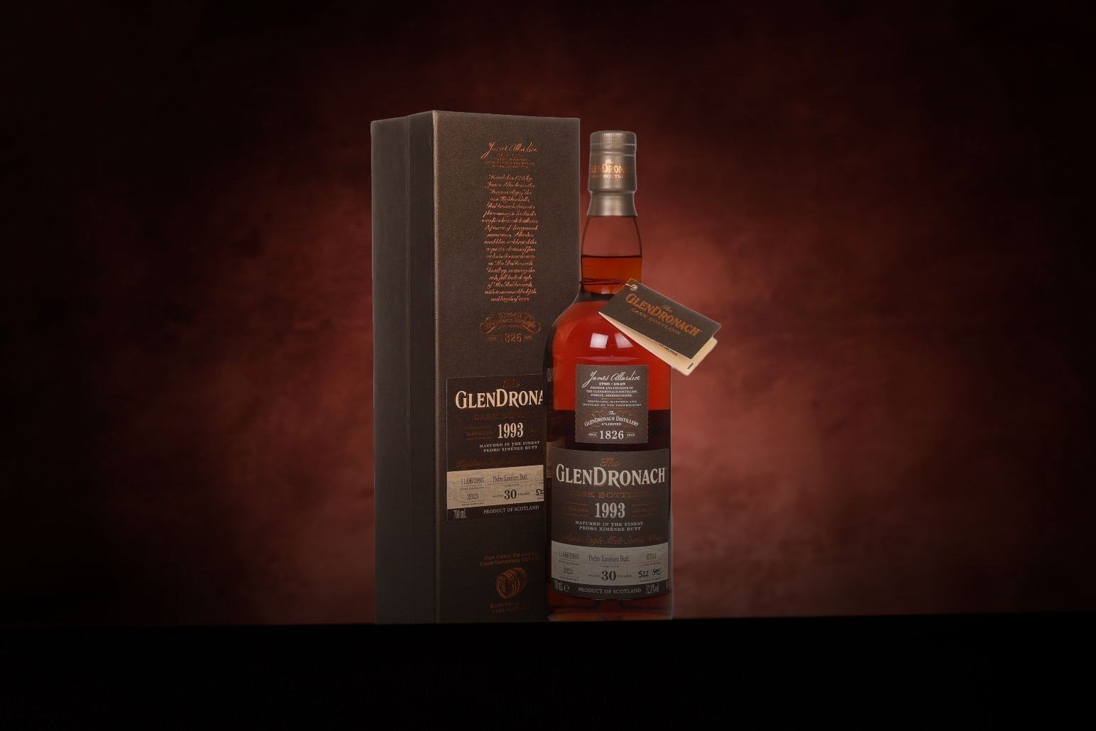 *COMPETITION* The GlenDronach 30 Year Old 1993 (cask 6753) - Pedro Ximénez Butt Whisky Ticket 70cl
