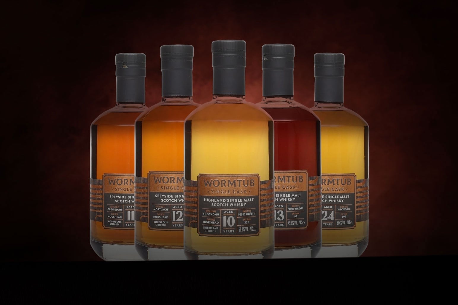 *COMPETITION* Wormtub Single Cask Whisky Collection (5) Ticket 70cl