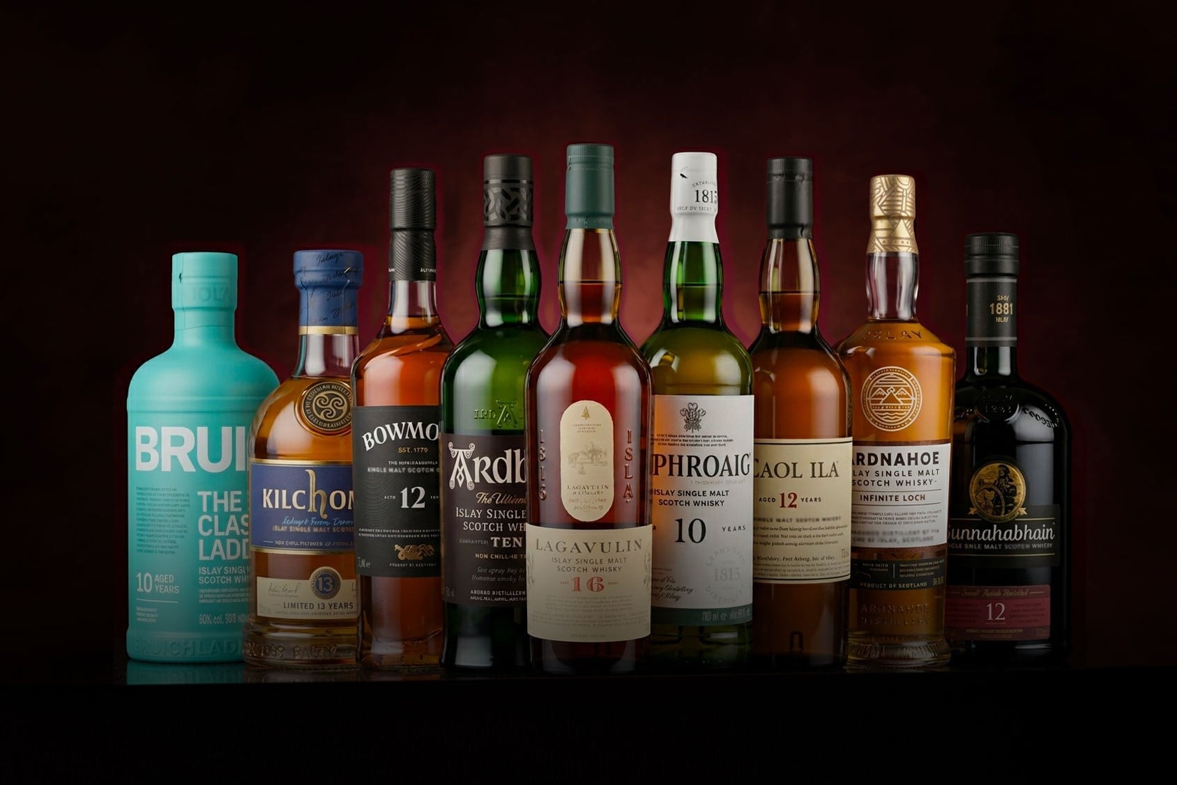 *COMPETITION* Islay Whisky Collection (9) Ticket 70cl