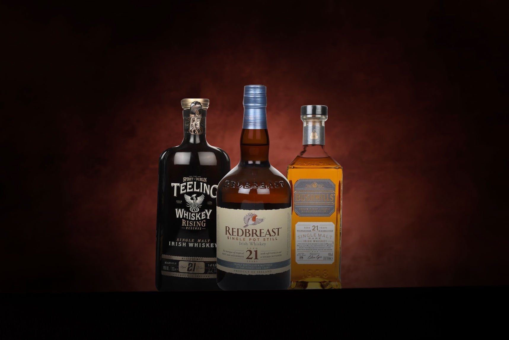 *COMPETITION* Irish 21 Year Old Whiskey Collection (3) Ticket 70cl