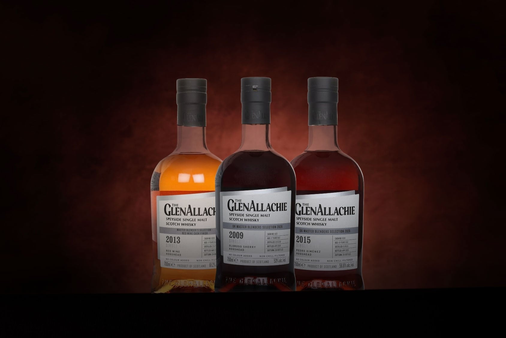 *COMPETITION* GlenAllachie Single Cask Whisky Collection (3) Ticket 70cl