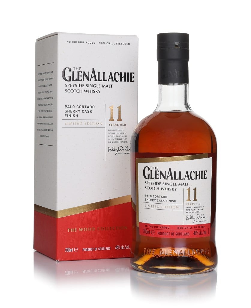 GlenAllachie 11 Year Old Palo Cortado Sherry Cask Finish - The Wood Collection 70cl