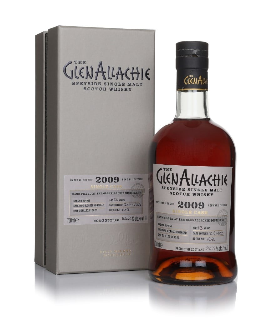 GlenAllachie 13 Year Old 2009 (cask 804959) - Oloroso Hogshead 70cl