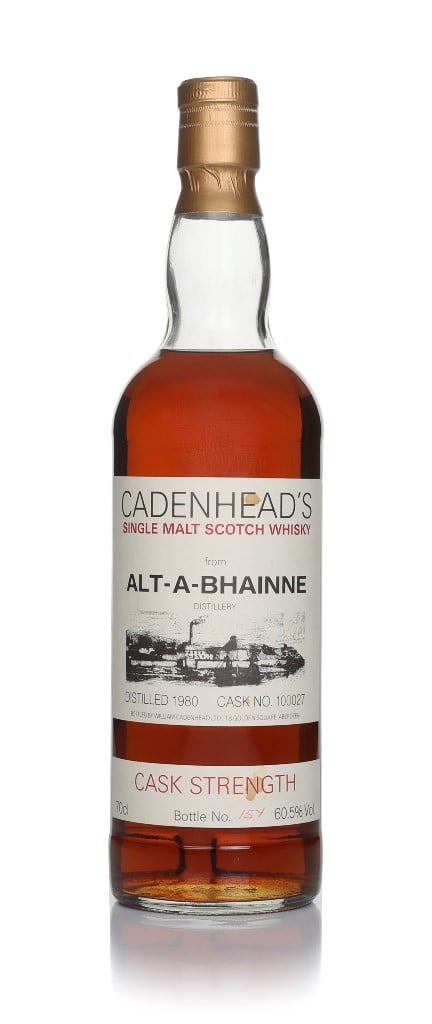 Allt-A-Bhainne 1980 (cask 100027) - Cadenhead's Cask Strength 70cl