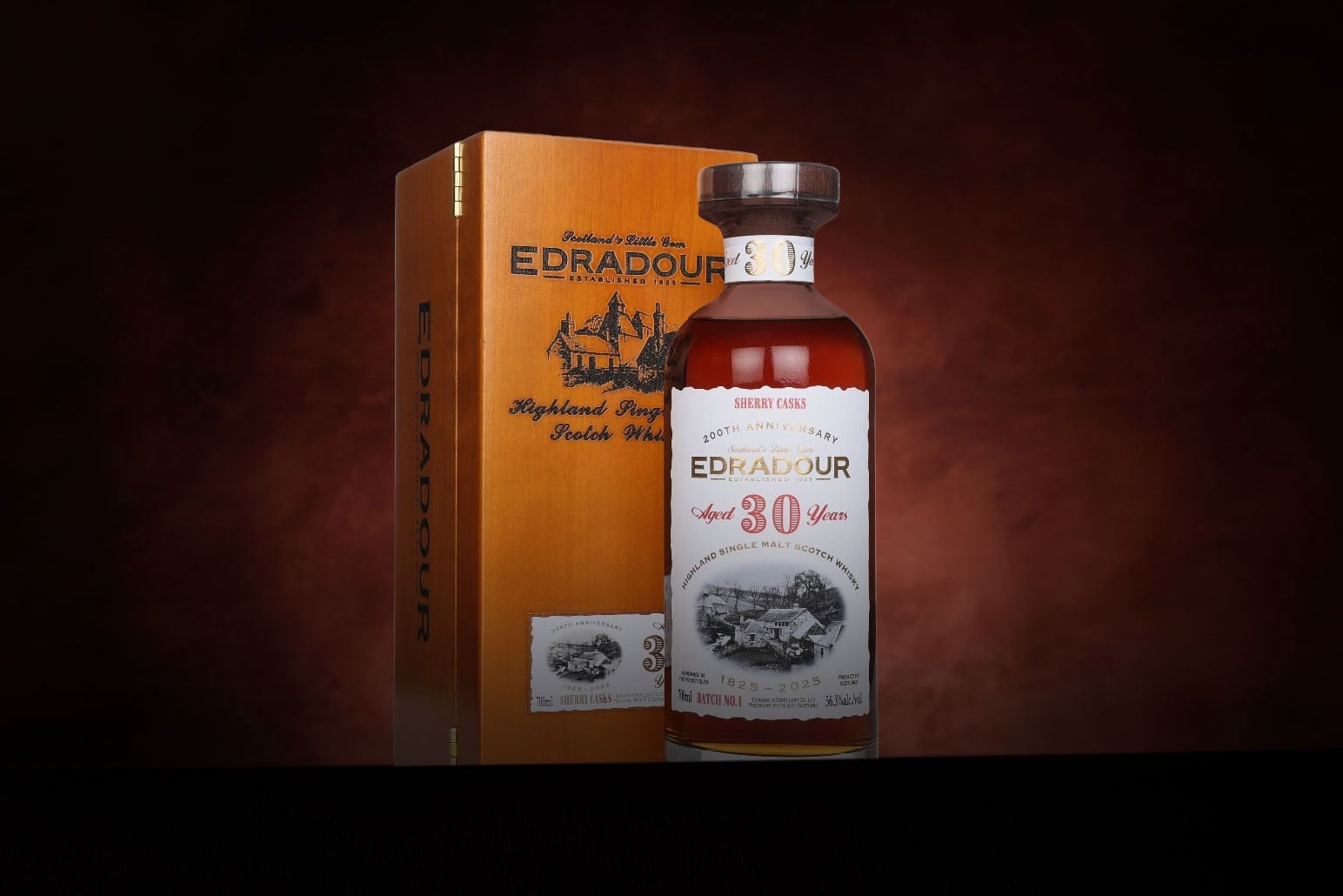 *COMPETITION* Edradour 30 Year Old 1995 (casks 2101 & 2109) - Sherry Casks Batch No. 1 Whisky Ticket 70cl