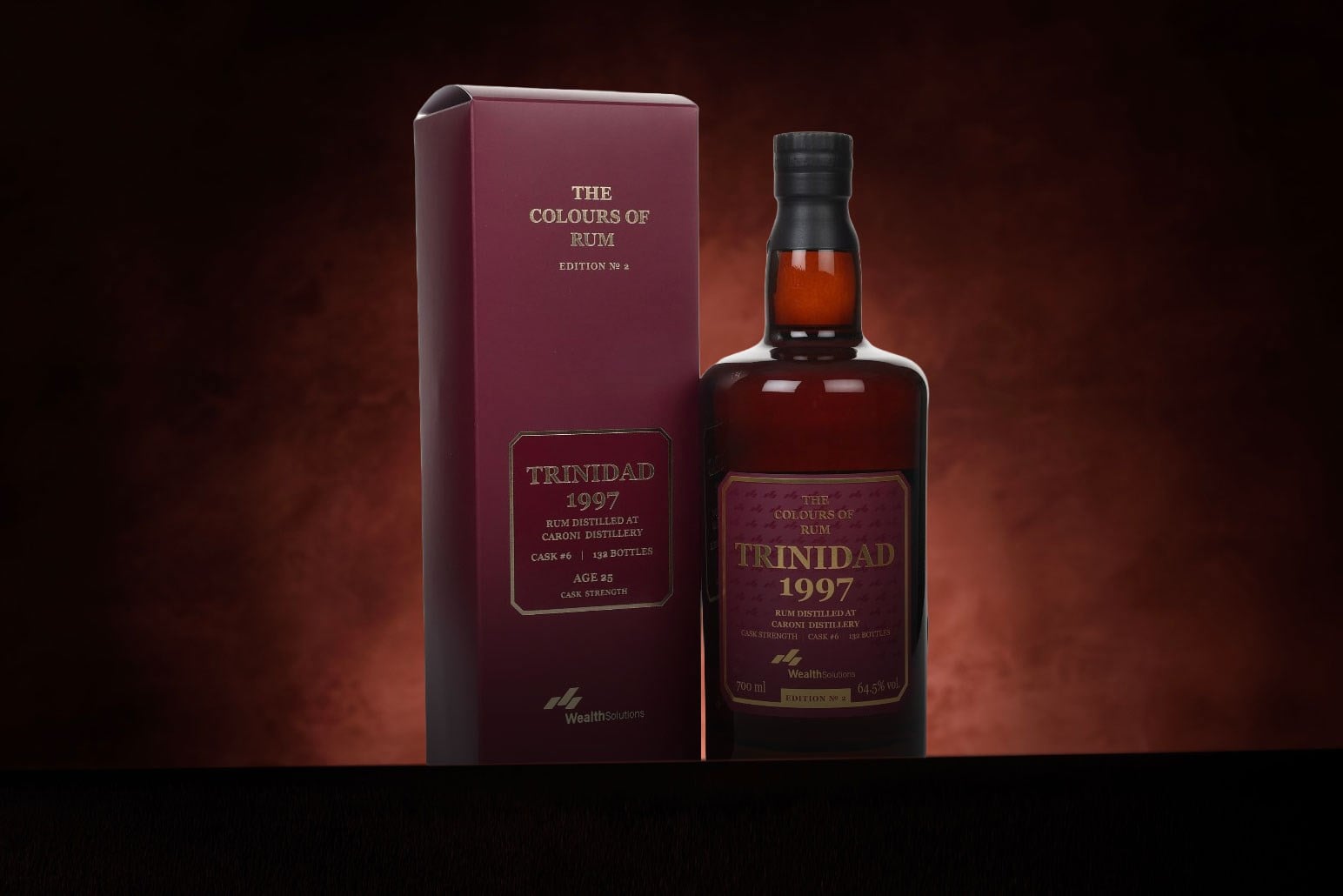 *COMPETITION* Caroni 25 Year Old 1997 Trinidad Edition No. 2 - The Colours of Rum (Wealth Solutions) Rum Ticket 70cl
