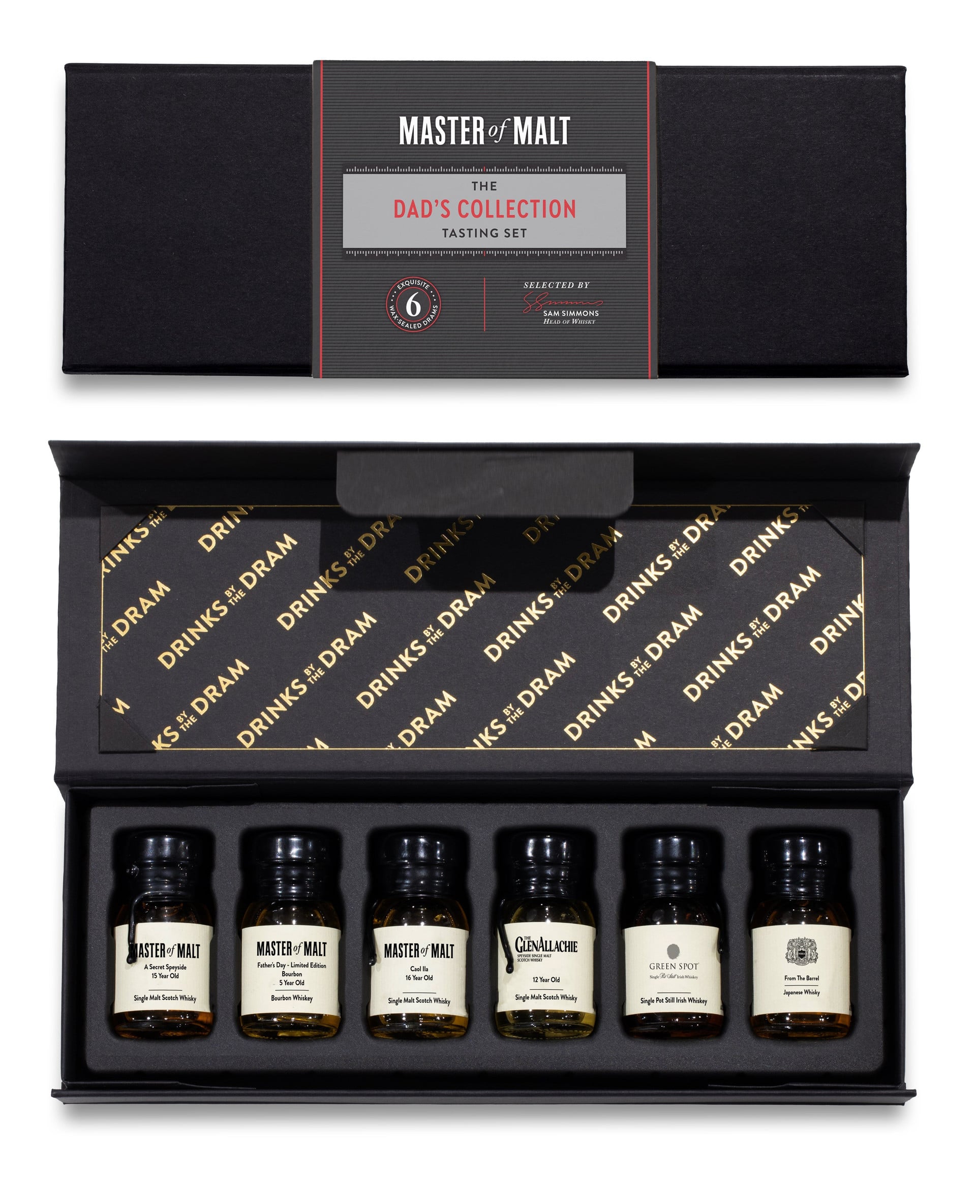 The Dad's Collection 6 Dram Father's Day Whisky Tasting Set 18cl