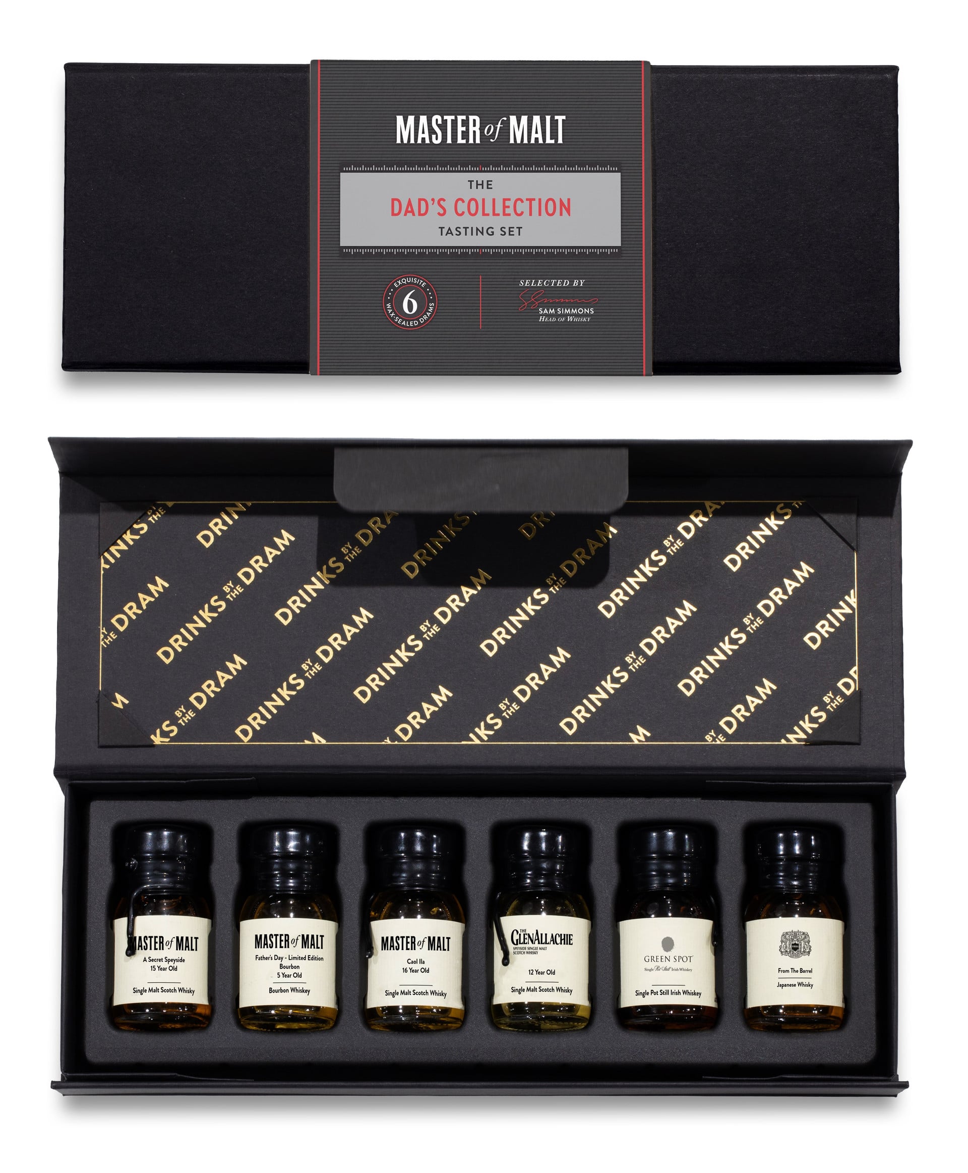 The Dad's Collection 6 Dram Father's Day Whisky Tasting Set