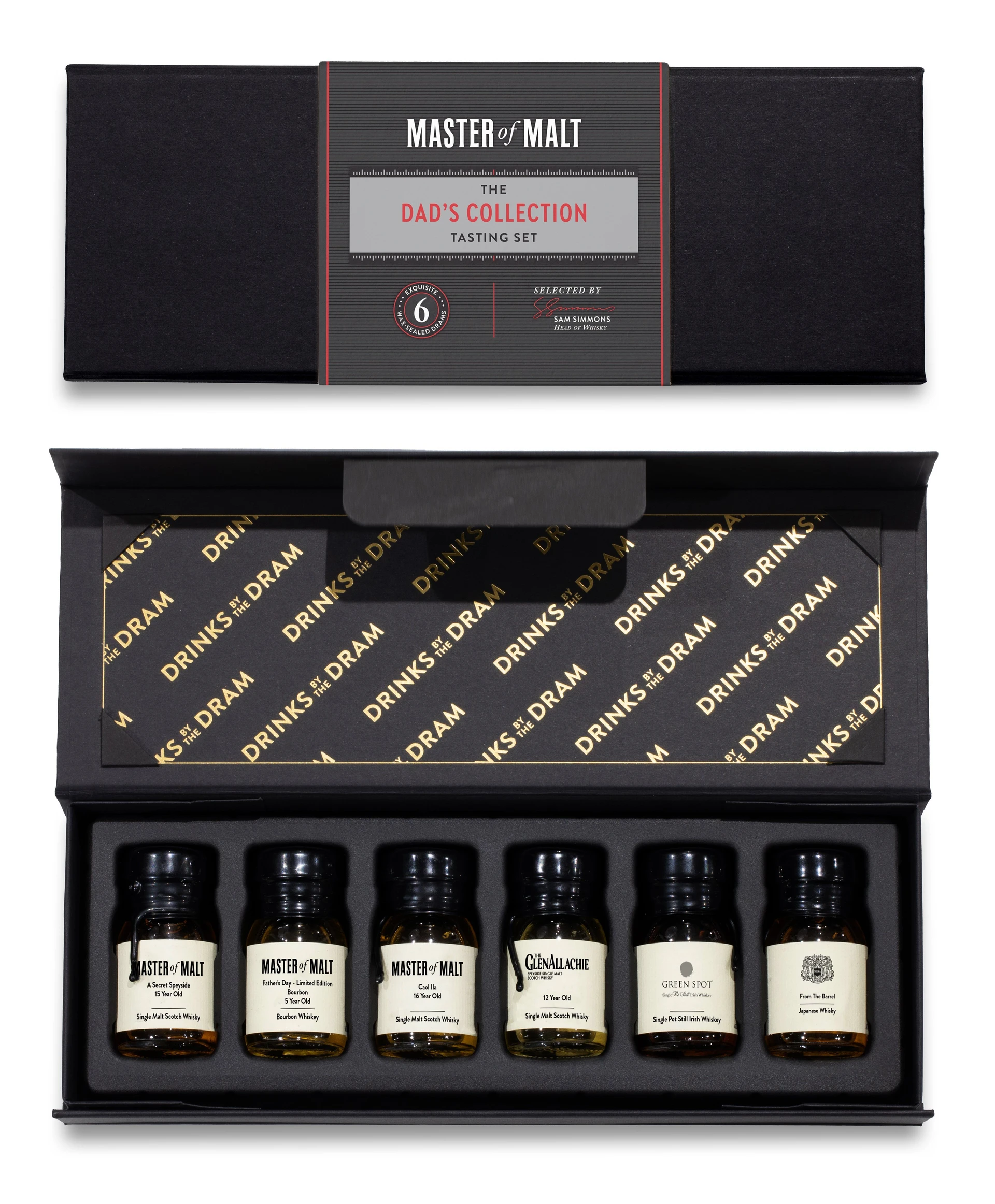 The Dad's Collection 6 Dram Father's Day Whisky Tasting Set
