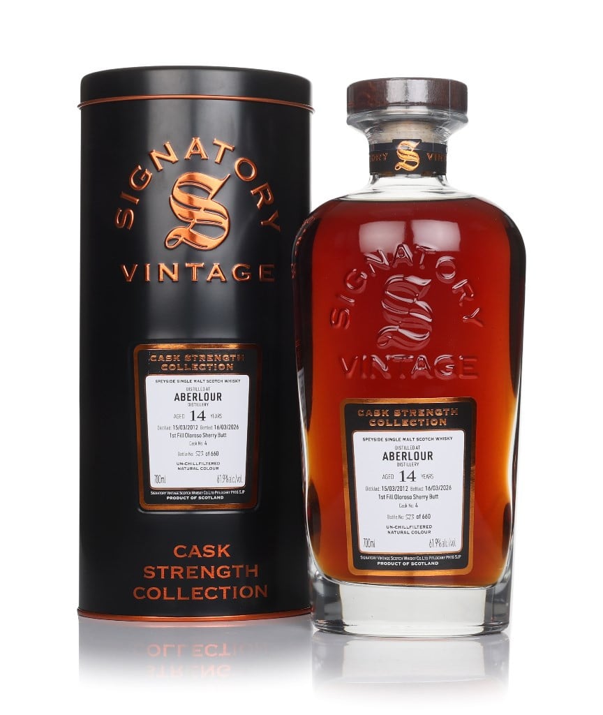 Aberlour 14 Year Old 2012 (cask 4) - Cask Strength Collection (Signatory) 70cl