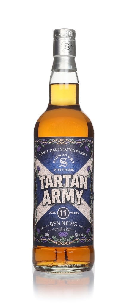 Ben Nevis 11 Year Old Tartan Army - Signatory Vintage