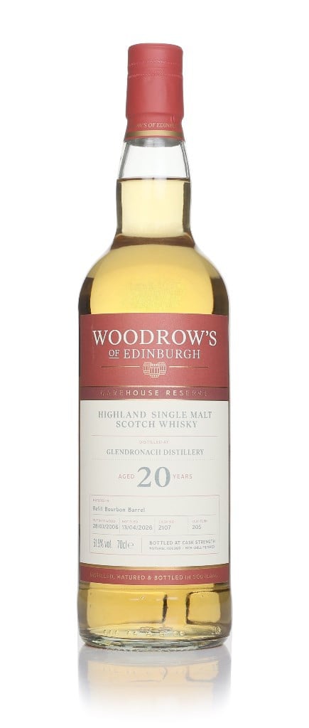 Glendronach 20 Year Old 2006 - Woodrow's of Edinburgh 70cl