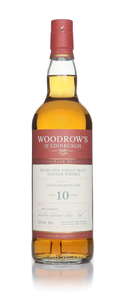 Clynelish 10 Year Old 2016 - Woodrow's of Edinburgh 70cl