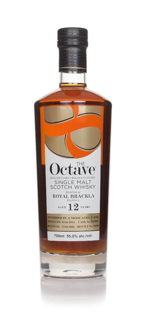 Royal Brackla 12 Year Old 2014 (cask 9349087) Moscatel Cask - The Octave (Duncan Taylor) 70cl