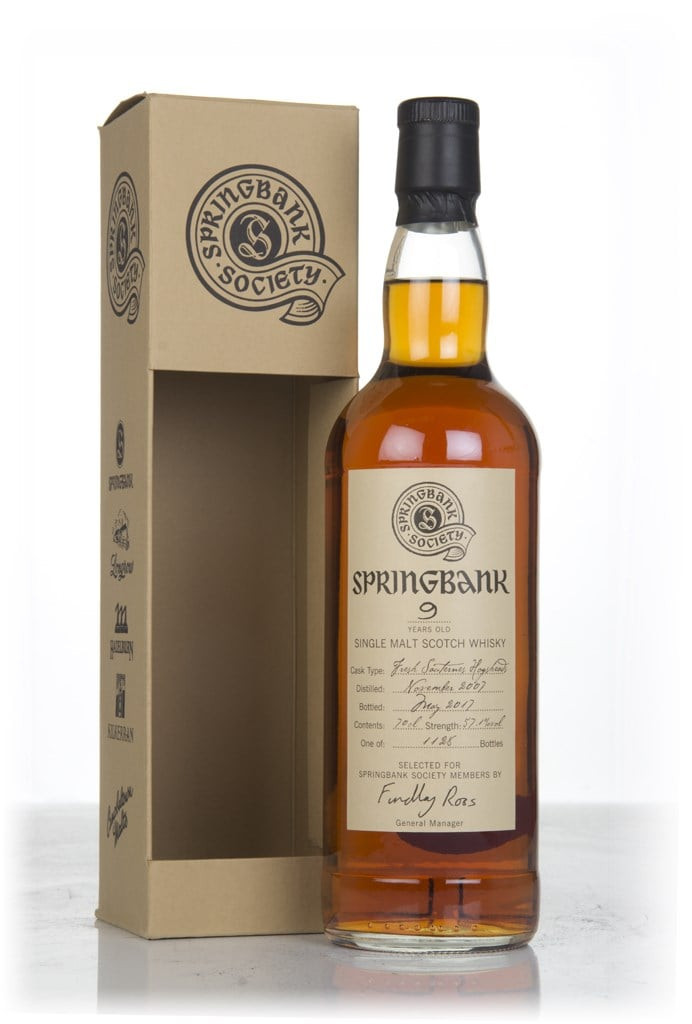Springbank 9 Year Old 2007 - Springbank Society 70cl