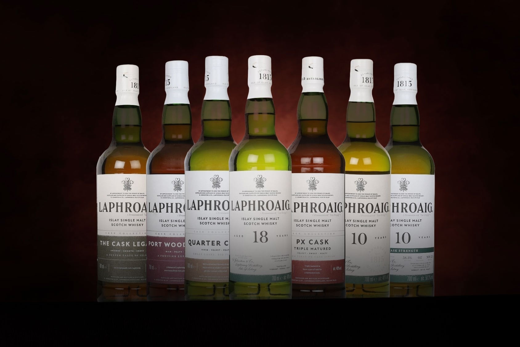 *COMPETITION* Laphroaig Whisky Collection (7) Ticket 70cl