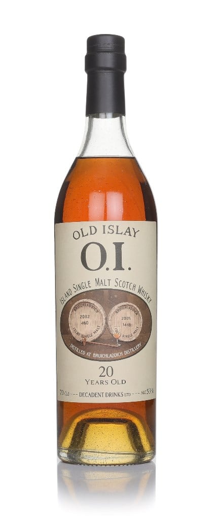 Old Islay Bruichladdich 20 Year Old 2005 - Decadent Drams (Decadent Drinks) 70cl
