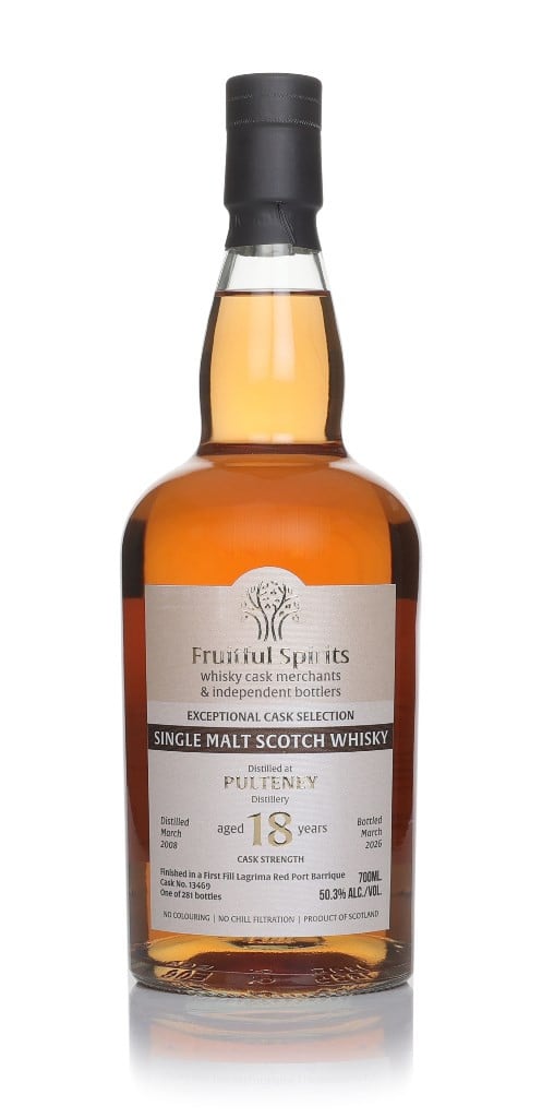 Pulteney 18 Year Old 2008 (cask 13469) - Fruitful Spirits 70cl