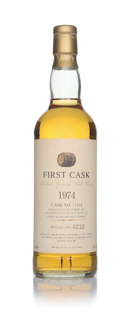 Aberlour 19 Year Old 1974 (cask 11024) - First Cask 70cl