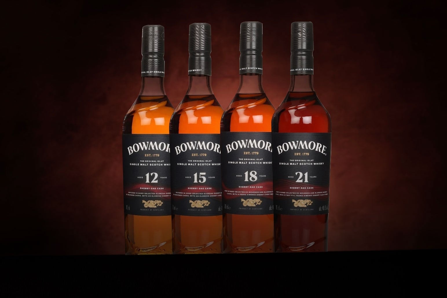 *COMPETITION* Bowmore Sherry Oak Whisky Collection (4) Ticket