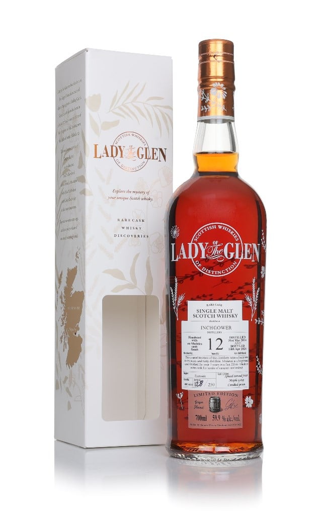 Inchgower 12 Year Old 2014 (cask 804418) - Lady of the Glen (Hannah Whisky Merchants) 70cl