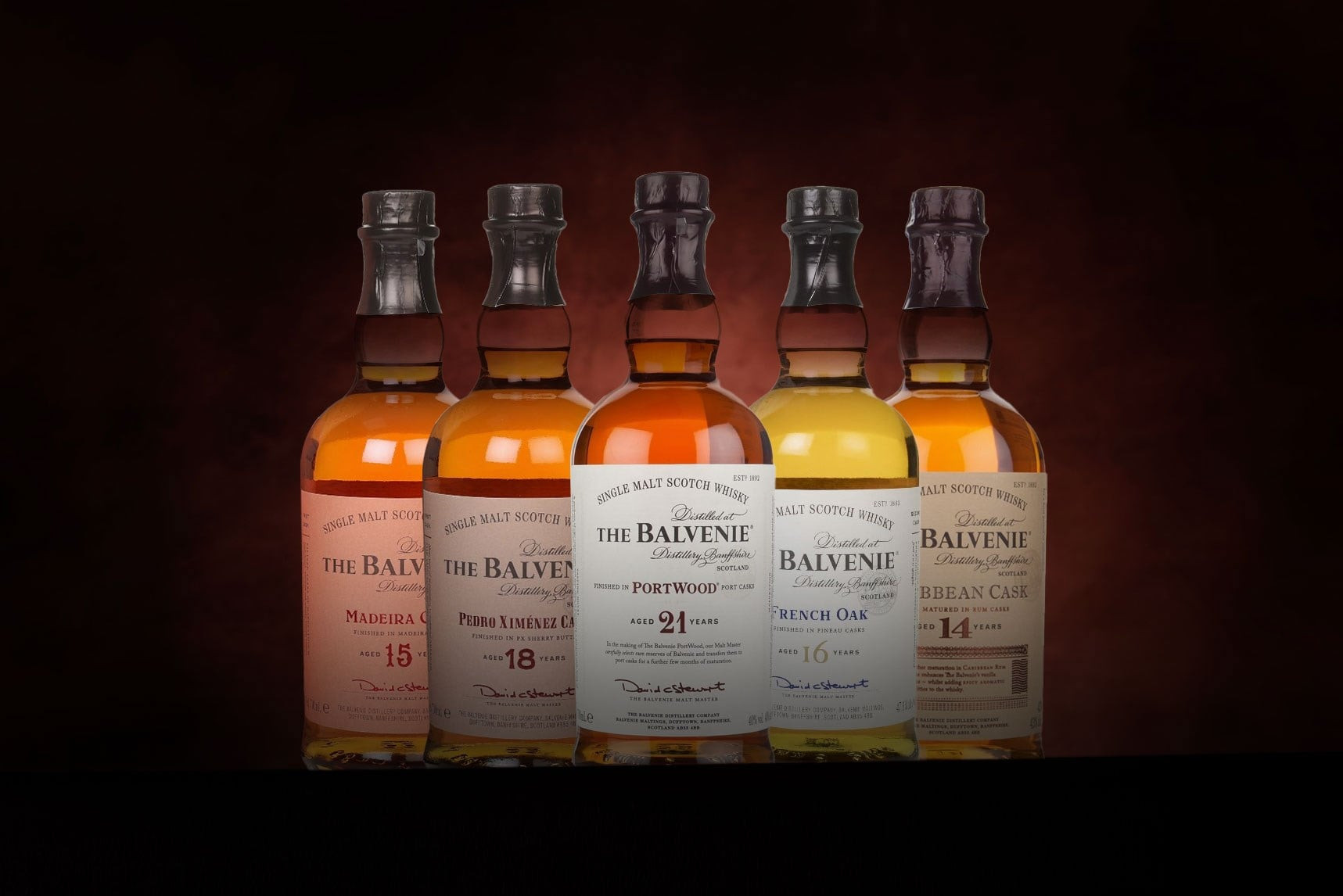 *COMPETITION* Balvenie Cask Finish Whisky Collection (5) Ticket 70cl