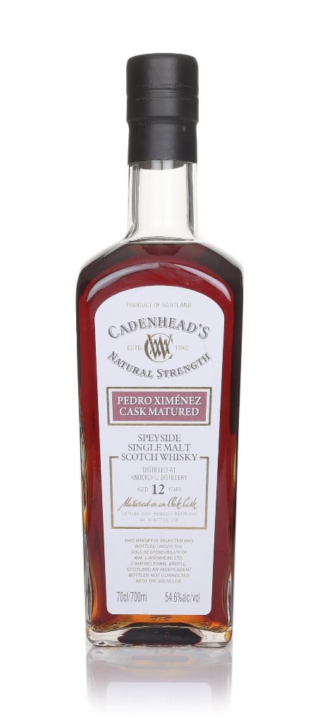 Knockdhu 12 Year Old 2013 Pedro Ximénez Matured - Cadenhead's Natural Strength 70cl