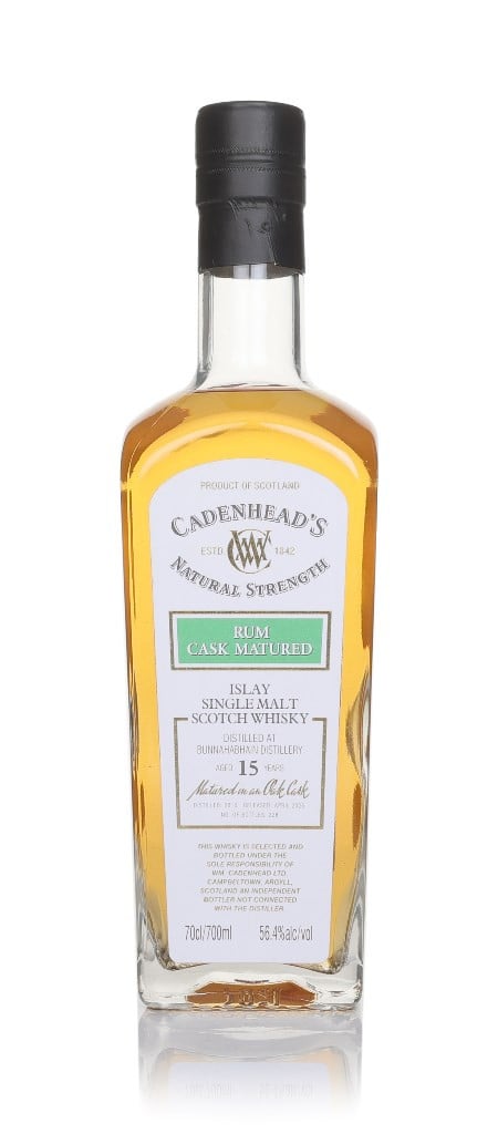 Bunnahabhain 15 Year Old 2010 - Cadenhead's Natural Strength 70cl