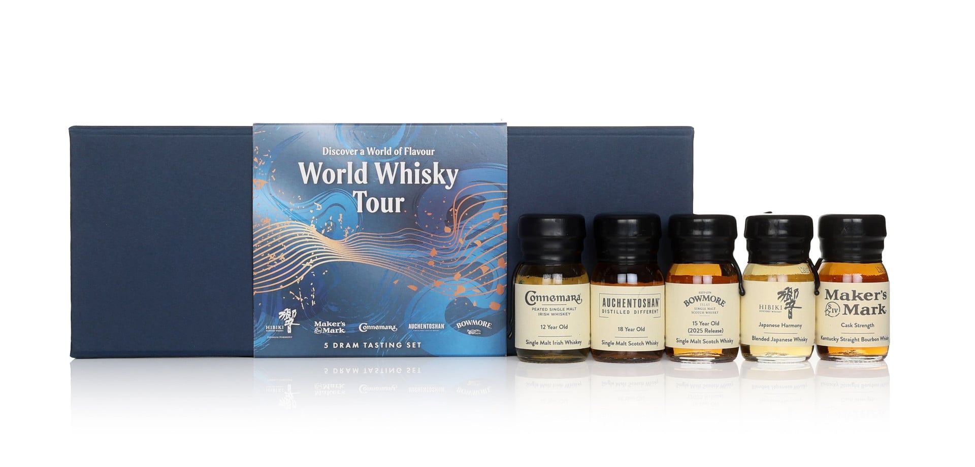 The World of Flavour Whisky Tasting Set 5 x 30ml