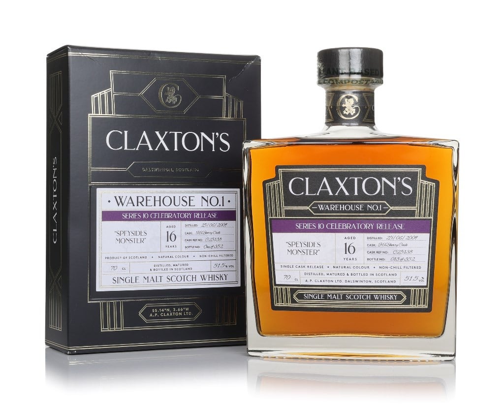 Speyside's Monster 16 Year Old 2009 - Warehouse Series (Claxton's) 70cl