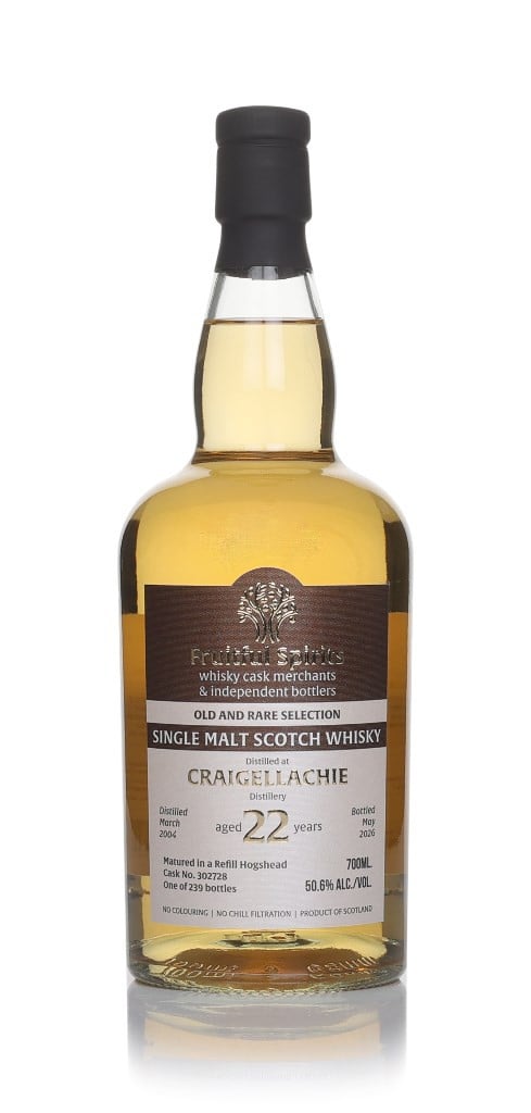 Craigellachie 22 Year Old 2004 (cask 302728) - Fruitful Spirits 70cl