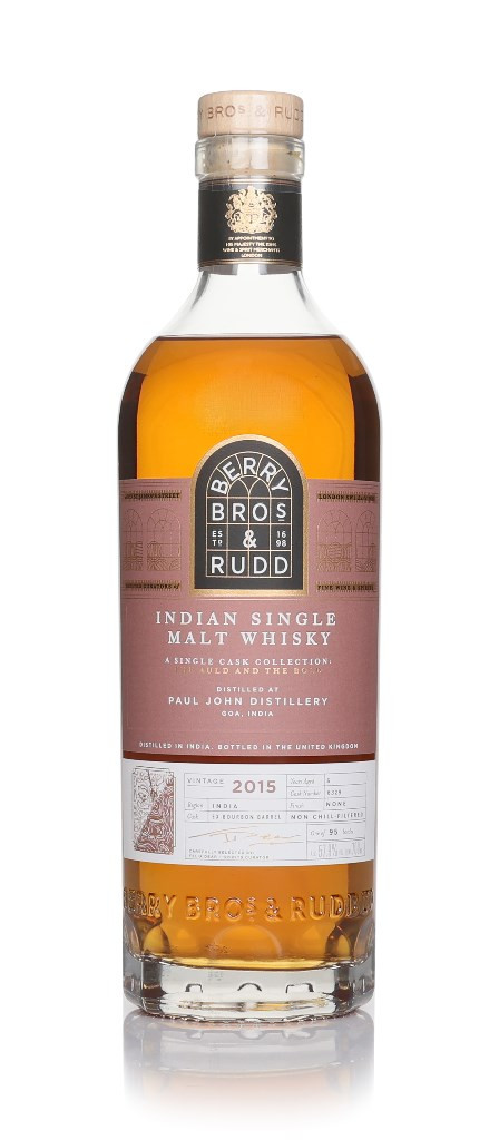 Paul John 6 Year Old 2015 (cask 6329) Odyssey Range Release – The Auld & The Bold (Berry Bros. & Rudd) 70cl