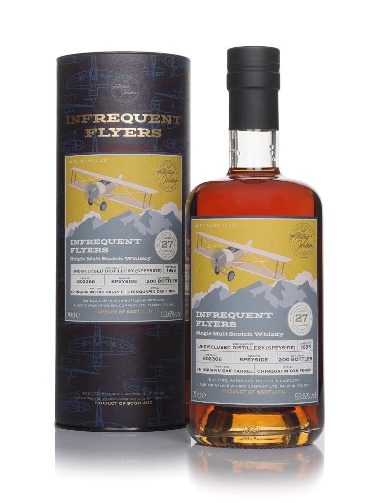 Undisclosed Speyside 27 Year Old 1998 (cask 802366) - Infrequent Flyers (Alistair Walker)