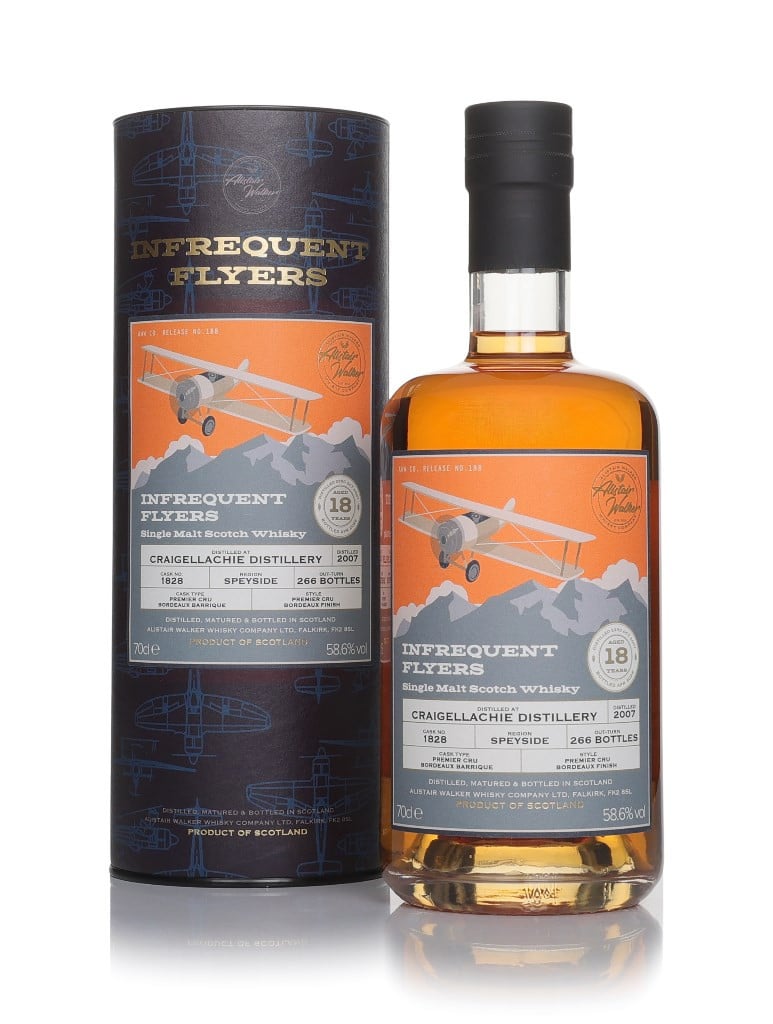 Craigellachie 18 Year Old 2007 (cask 1828) - Infrequent Flyers (Alistair Walker) 70cl