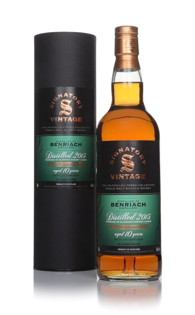 Benriach 10 Year Old 2015 - The Un-Chillfiltered Collection (Signatory) 70cl