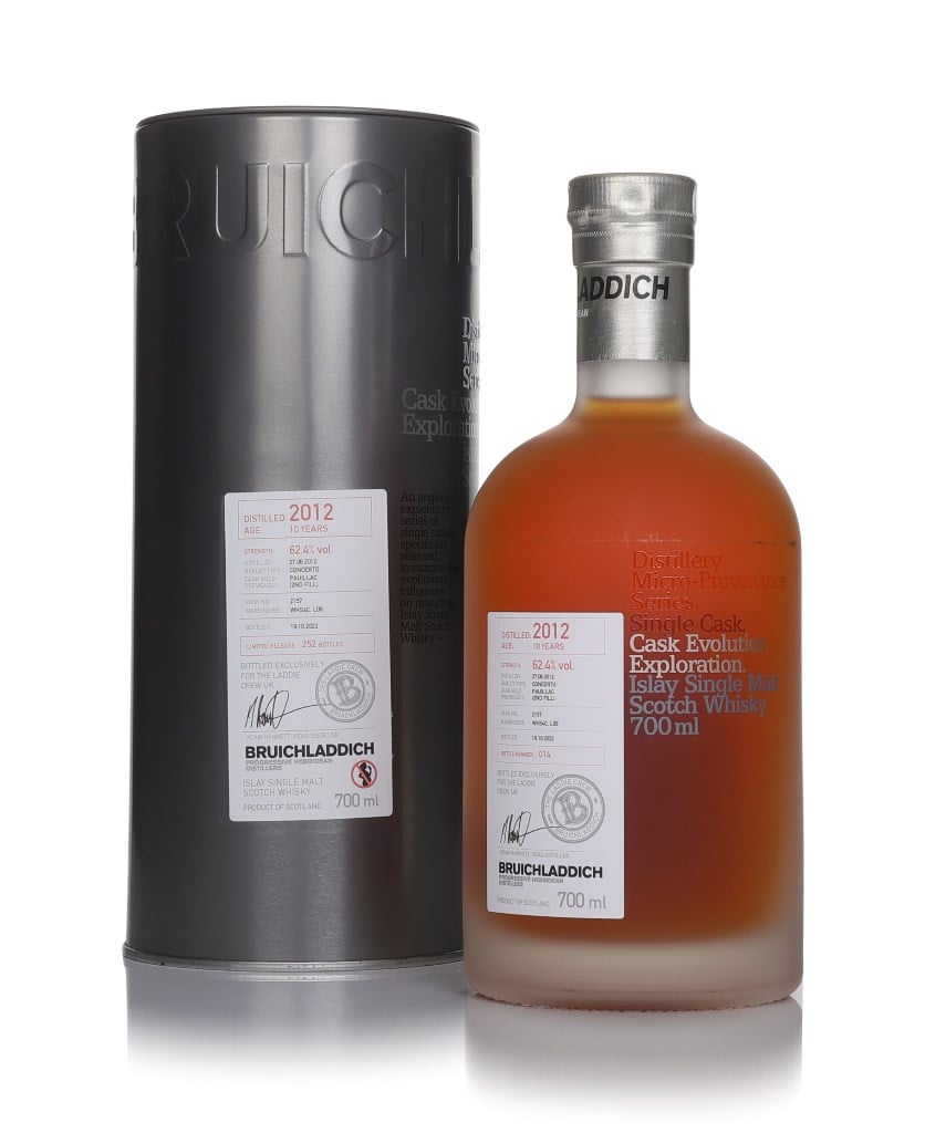 Bruichladdich 10 Year Old 2012 (cask 2157) - Micro Provenance Series 70cl