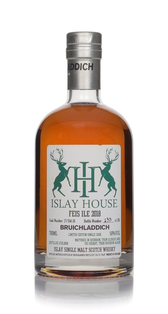 Bruichladdich 2008 (cask 17/154-16) Islay House - Fèis Ìle 2018 70cl