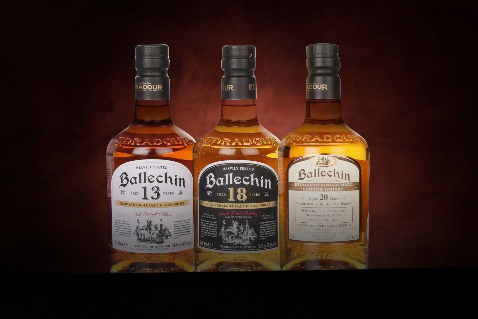 *COMPETITION* Edradour Ballechin Whisky Trio (3) Ticket Batch 1