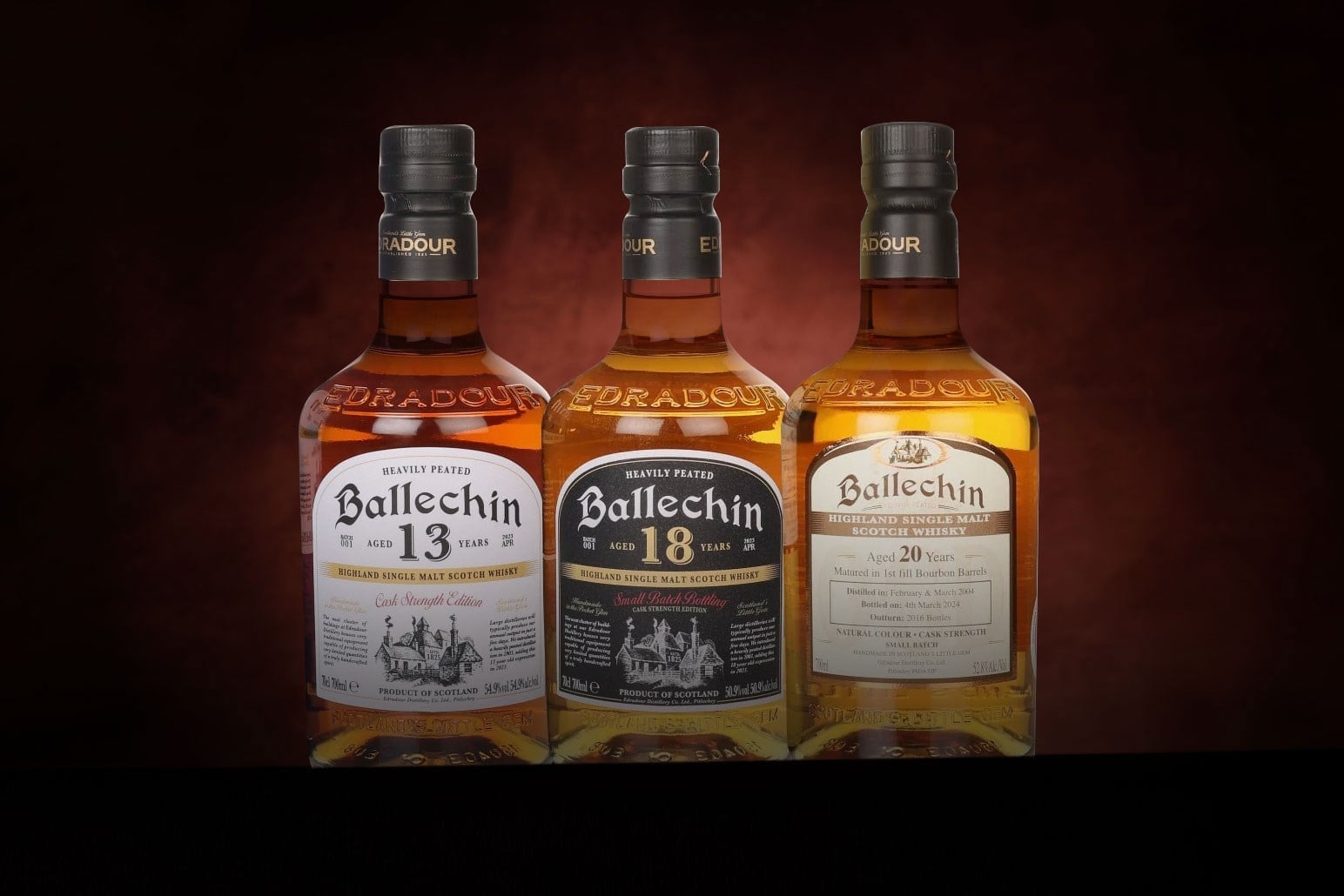 *COMPETITION* Edradour Ballechin Whisky Trio (3) Ticket 210cl
