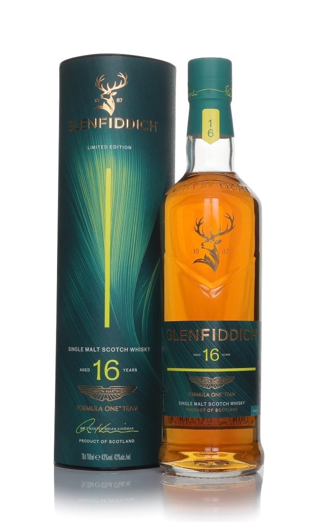 Glenfiddich x Aston Martin Formula One™ Team 16 Year Old (Second Release) 70cl