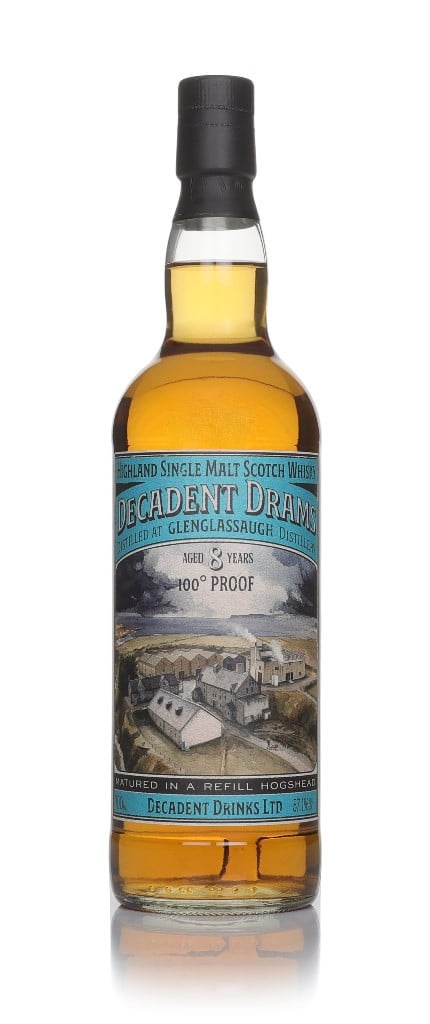 Glenglassaugh 8 Year Old 2018 - Decadent Drams (Decadent Drinks) 70cl