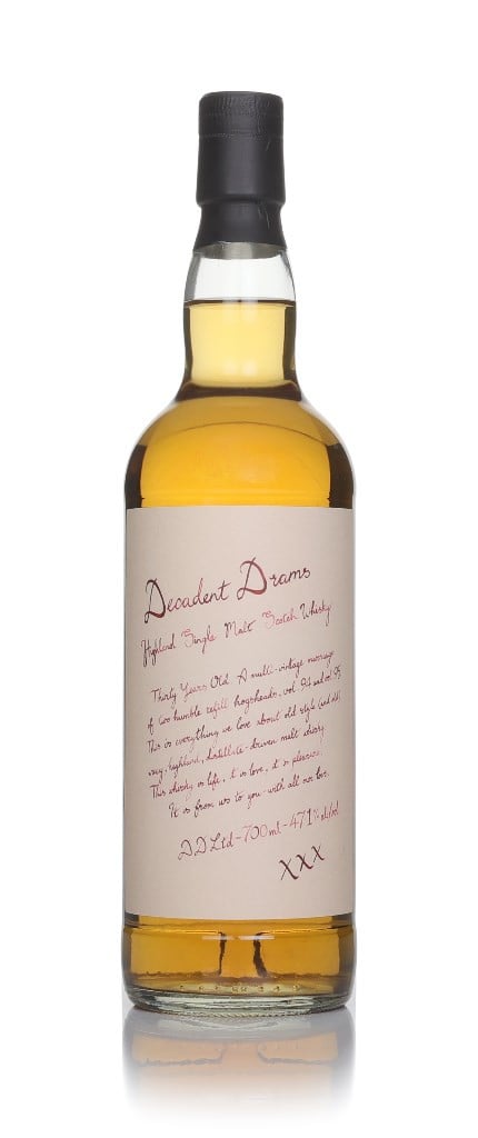 Highland Single Malt 30 Year 1996 - Decadent Drams (Decadent Drinks) 70cl