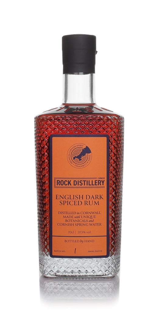 Cornish Rock English Dark Spiced Rum 70cl