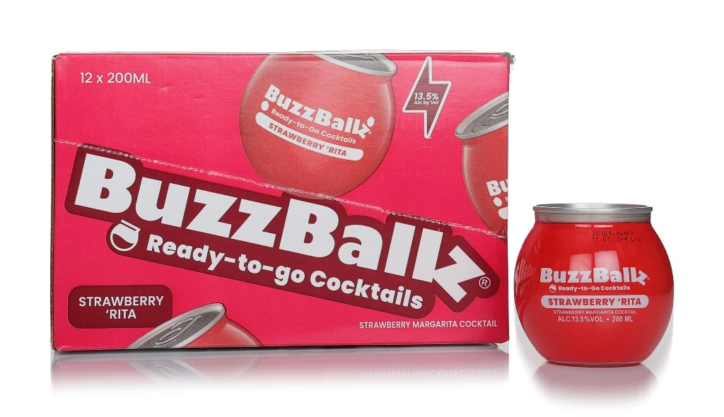 BuzzBallz Strawberry 'Rita (12 x 200ml)